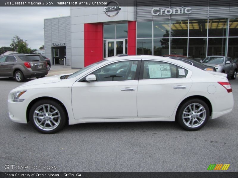 Winter Frost White / Charcoal 2011 Nissan Maxima 3.5 SV