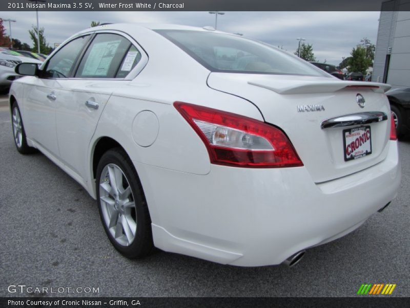 Winter Frost White / Charcoal 2011 Nissan Maxima 3.5 SV