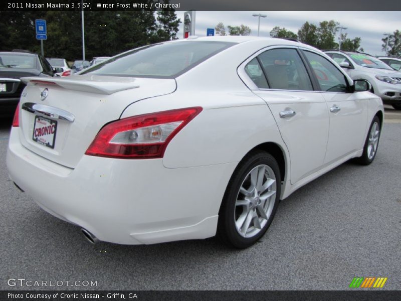 Winter Frost White / Charcoal 2011 Nissan Maxima 3.5 SV
