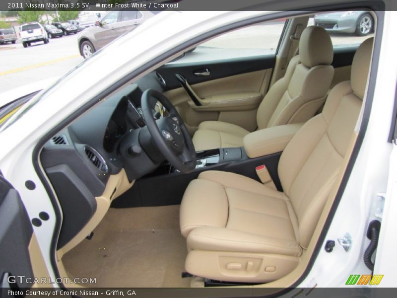 Winter Frost White / Charcoal 2011 Nissan Maxima 3.5 SV