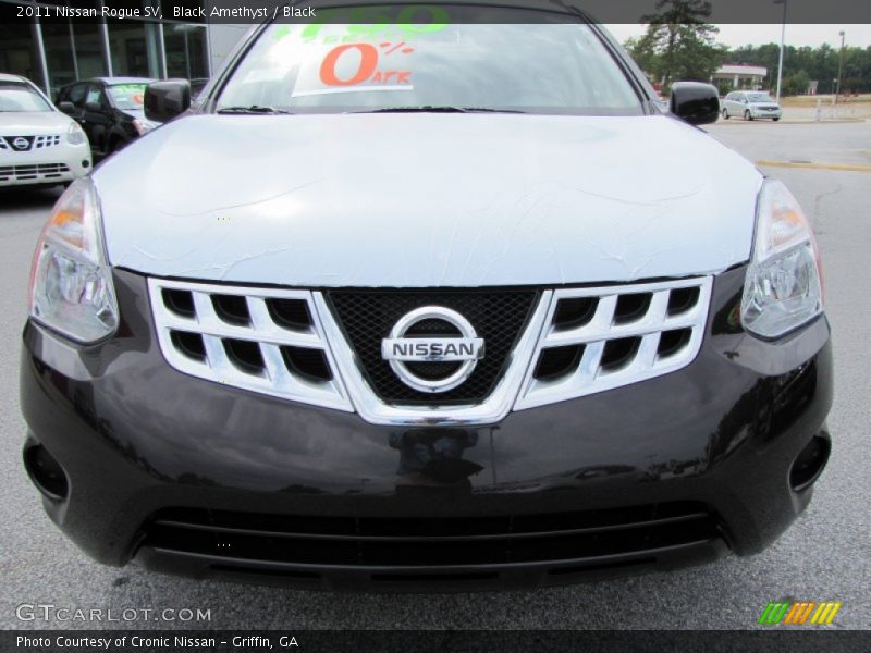 Black Amethyst / Black 2011 Nissan Rogue SV
