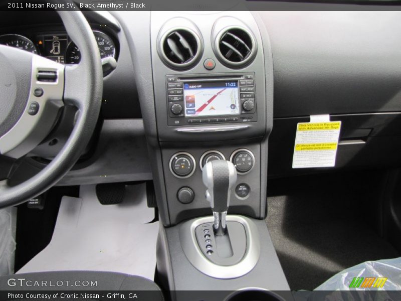 Black Amethyst / Black 2011 Nissan Rogue SV