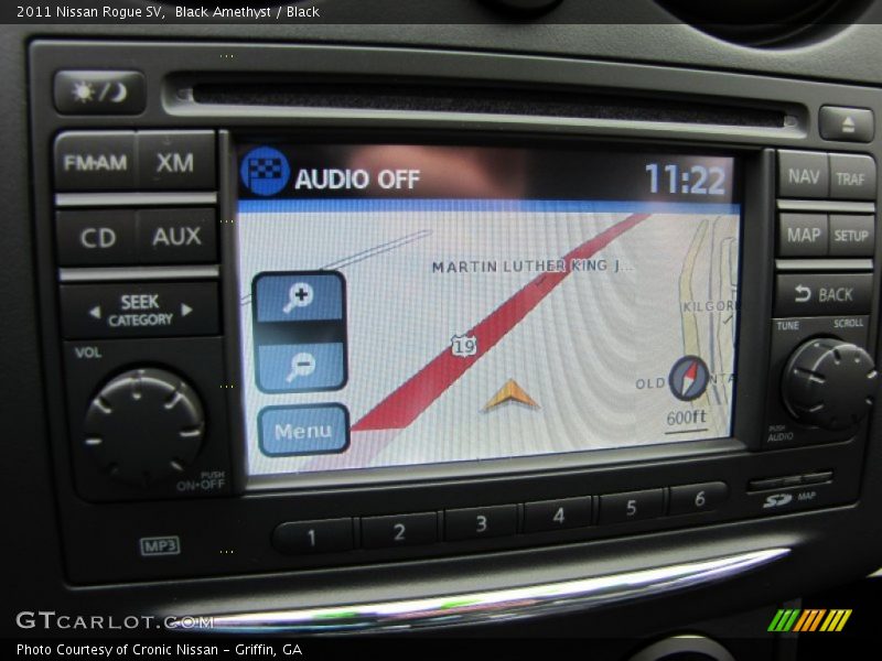 Black Amethyst / Black 2011 Nissan Rogue SV