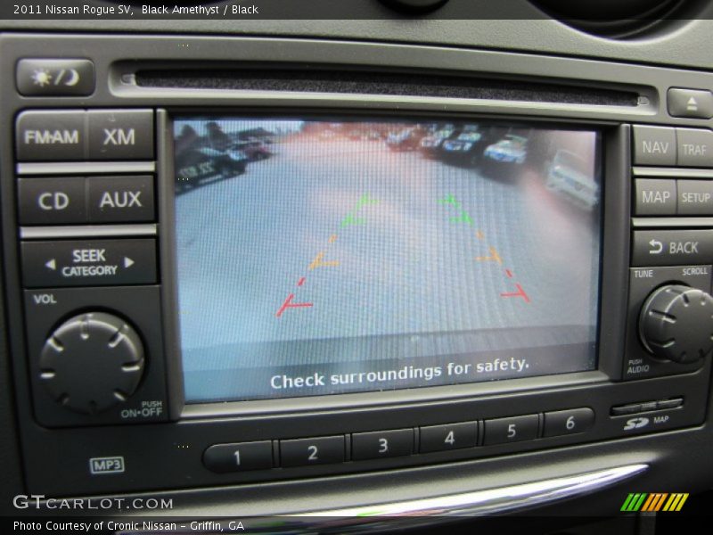 Black Amethyst / Black 2011 Nissan Rogue SV