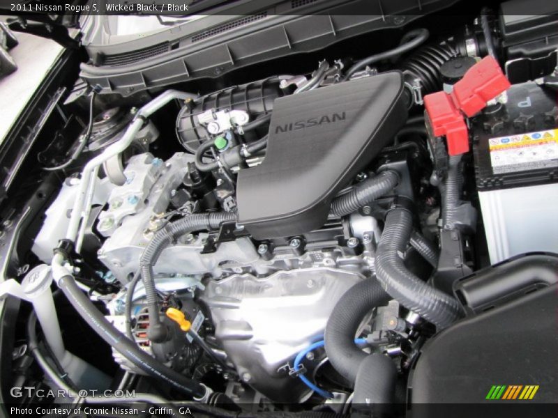 Wicked Black / Black 2011 Nissan Rogue S