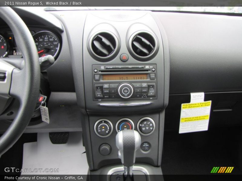 Wicked Black / Black 2011 Nissan Rogue S