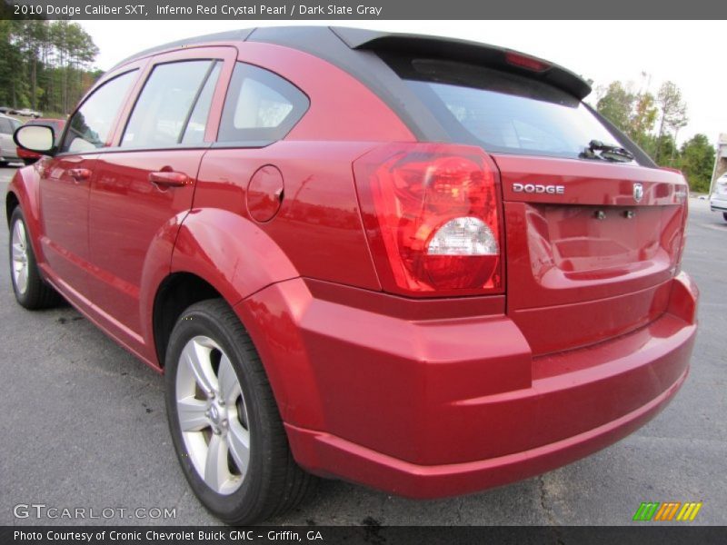 Inferno Red Crystal Pearl / Dark Slate Gray 2010 Dodge Caliber SXT