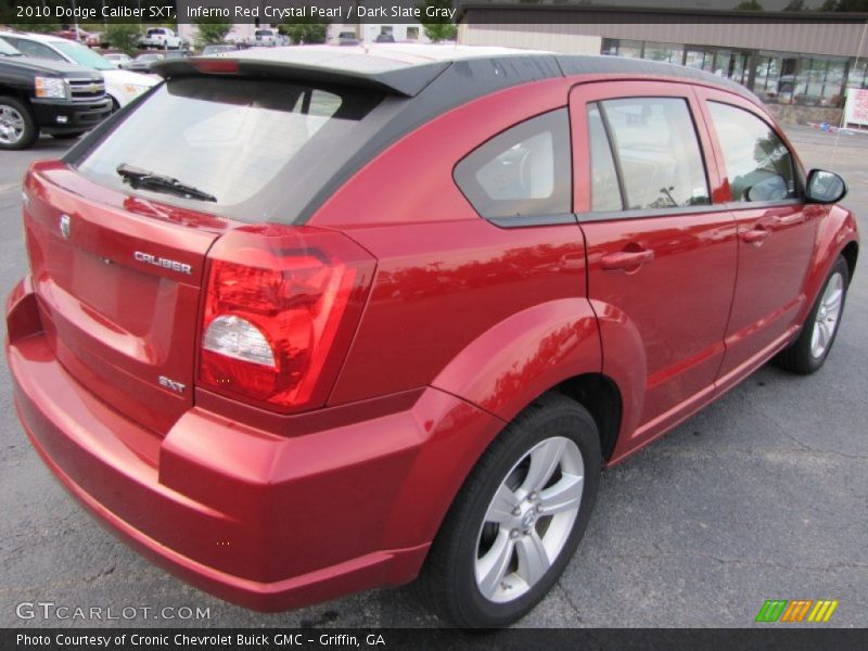 Inferno Red Crystal Pearl / Dark Slate Gray 2010 Dodge Caliber SXT
