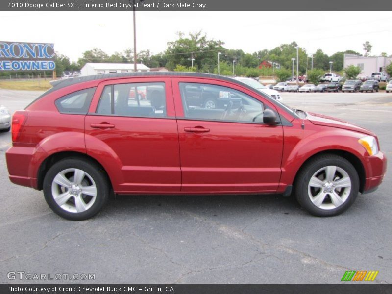 Inferno Red Crystal Pearl / Dark Slate Gray 2010 Dodge Caliber SXT