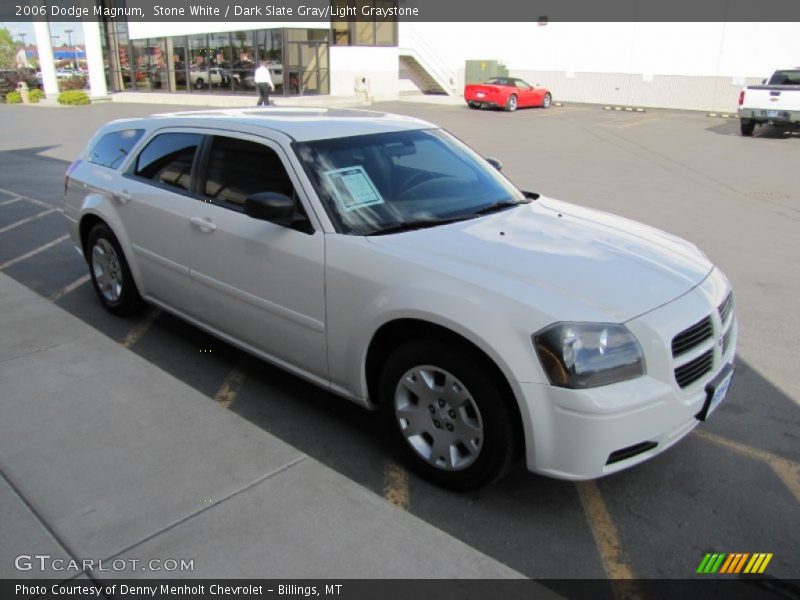 Stone White / Dark Slate Gray/Light Graystone 2006 Dodge Magnum