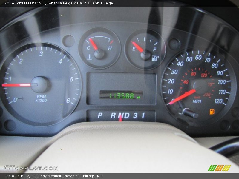 Arizona Beige Metallic / Pebble Beige 2004 Ford Freestar SEL