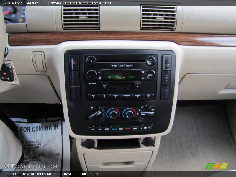 Arizona Beige Metallic / Pebble Beige 2004 Ford Freestar SEL