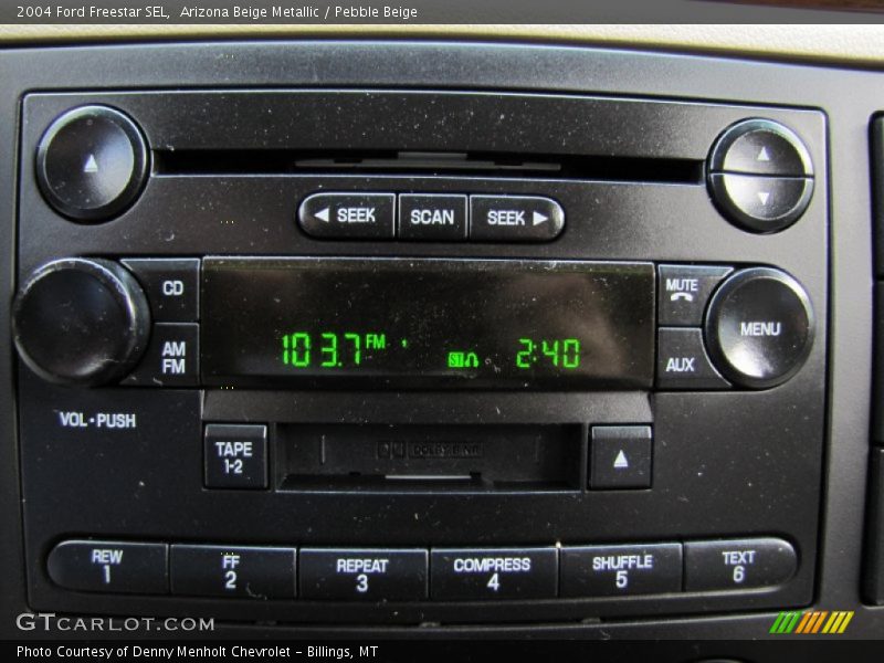 Arizona Beige Metallic / Pebble Beige 2004 Ford Freestar SEL