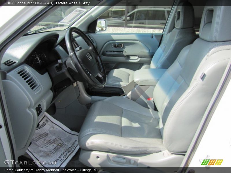 Taffeta White / Gray 2004 Honda Pilot EX-L 4WD