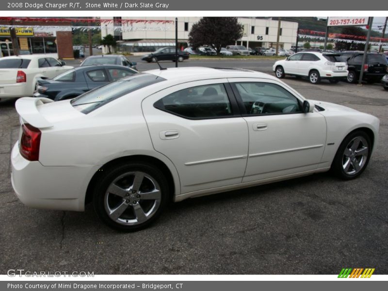 Stone White / Dark Slate Gray 2008 Dodge Charger R/T