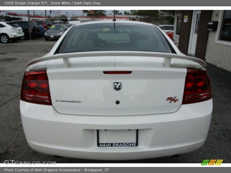 Stone White / Dark Slate Gray 2008 Dodge Charger R/T