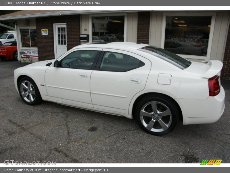 Stone White / Dark Slate Gray 2008 Dodge Charger R/T