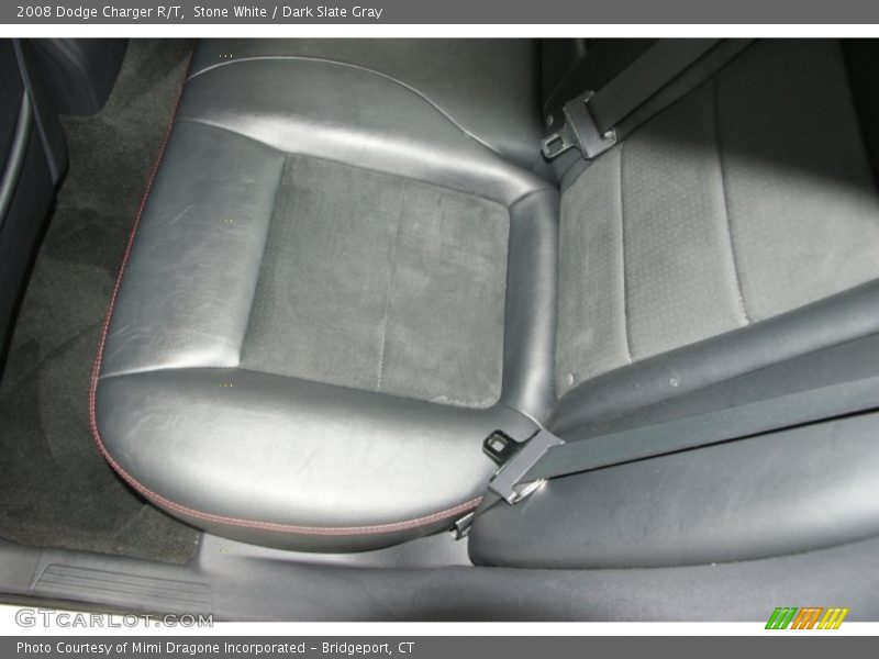 Stone White / Dark Slate Gray 2008 Dodge Charger R/T