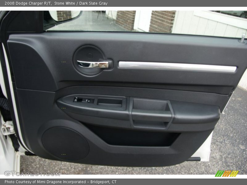 Stone White / Dark Slate Gray 2008 Dodge Charger R/T