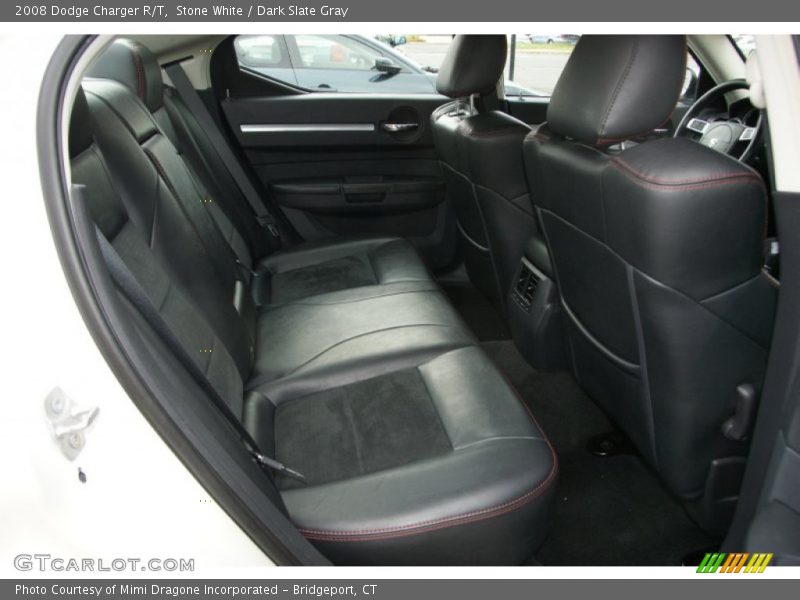 Stone White / Dark Slate Gray 2008 Dodge Charger R/T