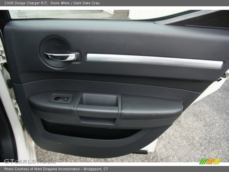 Stone White / Dark Slate Gray 2008 Dodge Charger R/T