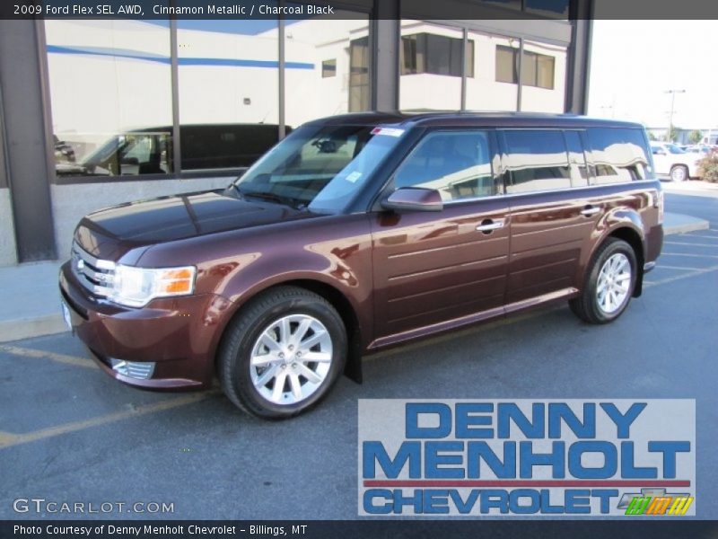 Cinnamon Metallic / Charcoal Black 2009 Ford Flex SEL AWD