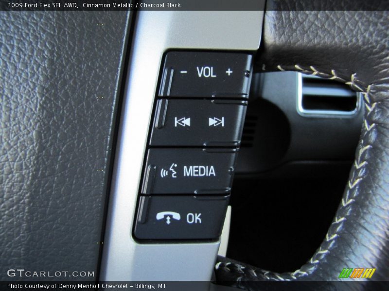 Cinnamon Metallic / Charcoal Black 2009 Ford Flex SEL AWD