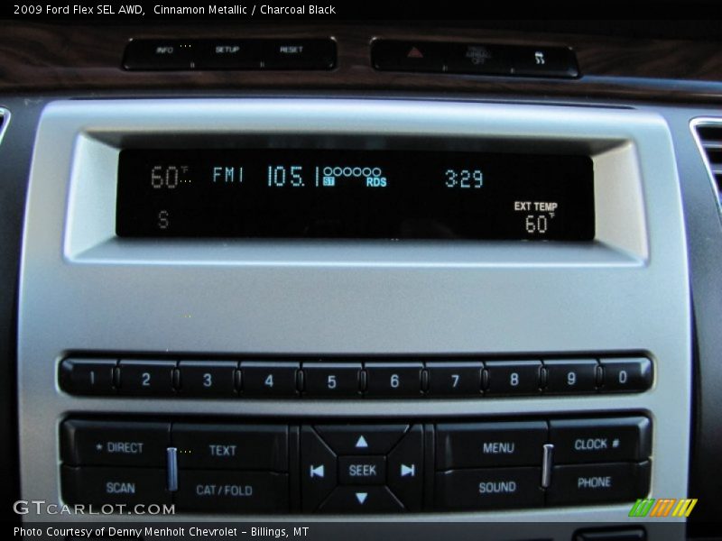 Cinnamon Metallic / Charcoal Black 2009 Ford Flex SEL AWD