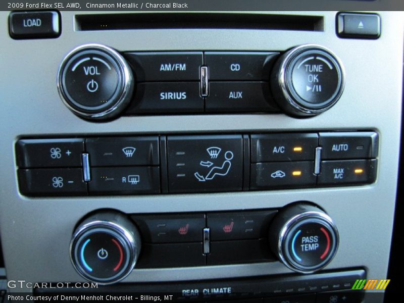 Cinnamon Metallic / Charcoal Black 2009 Ford Flex SEL AWD
