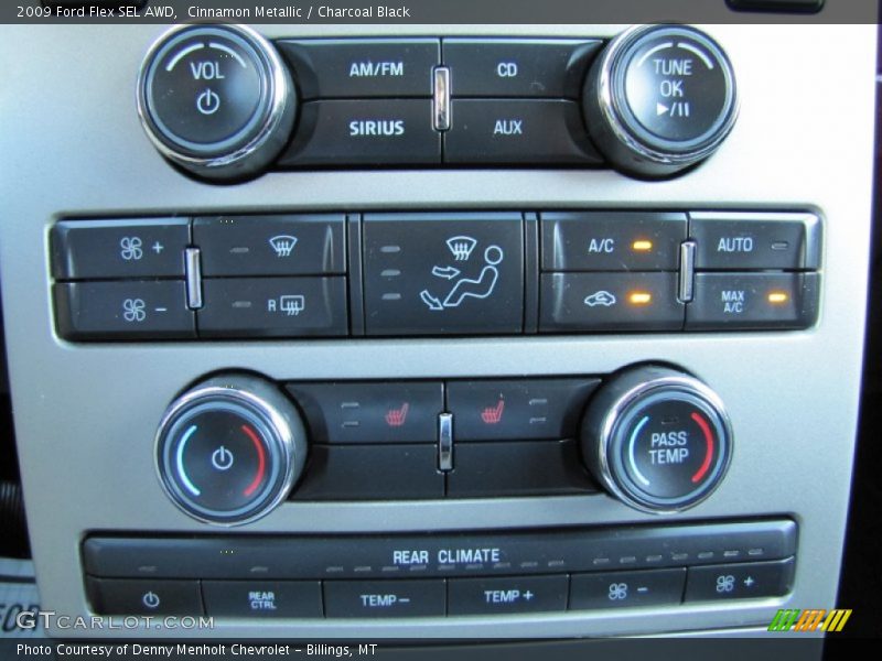 Cinnamon Metallic / Charcoal Black 2009 Ford Flex SEL AWD