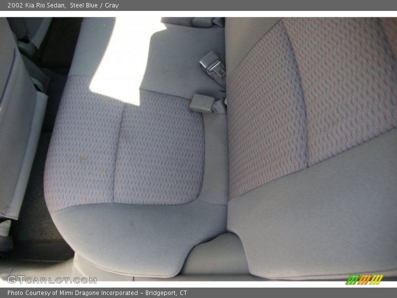 Steel Blue / Gray 2002 Kia Rio Sedan