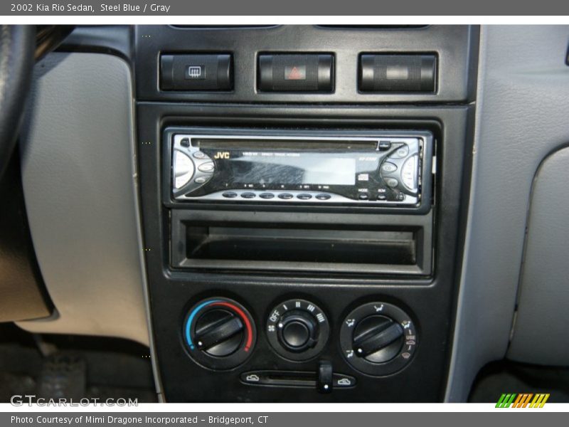 Steel Blue / Gray 2002 Kia Rio Sedan