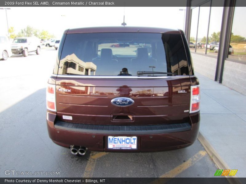 Cinnamon Metallic / Charcoal Black 2009 Ford Flex SEL AWD
