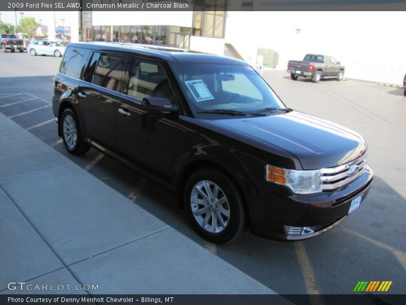 Cinnamon Metallic / Charcoal Black 2009 Ford Flex SEL AWD