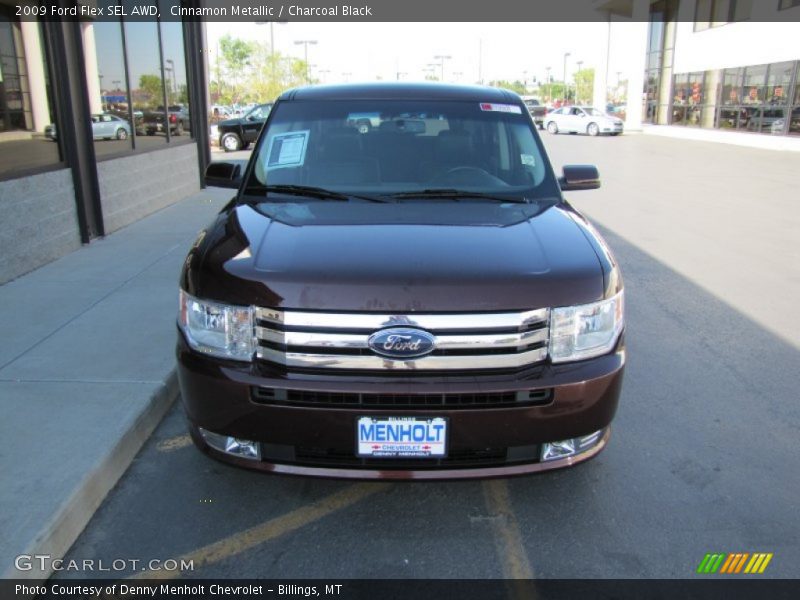 Cinnamon Metallic / Charcoal Black 2009 Ford Flex SEL AWD