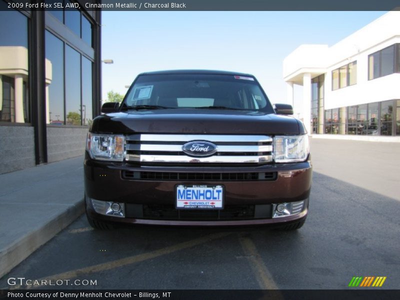 Cinnamon Metallic / Charcoal Black 2009 Ford Flex SEL AWD