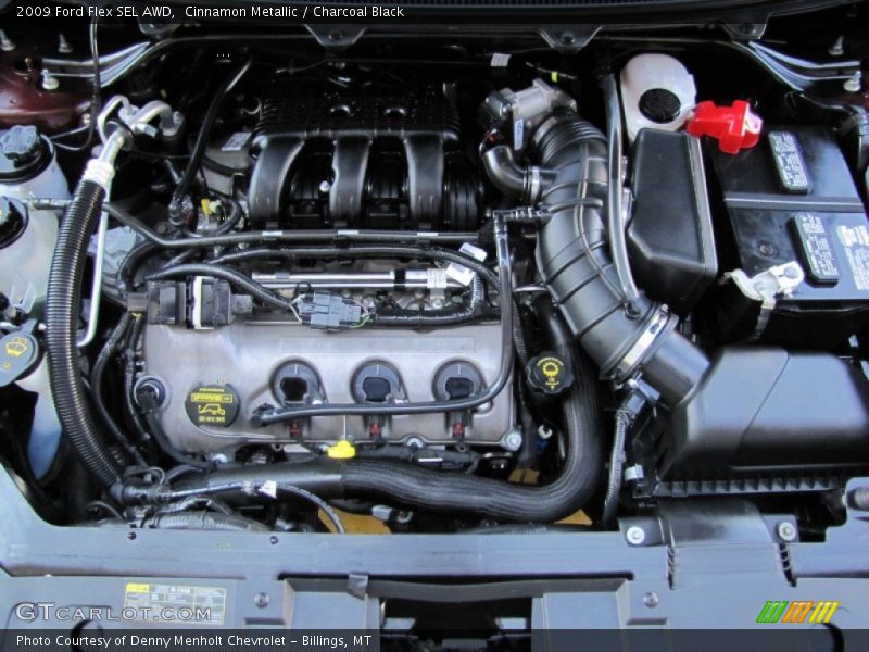 Cinnamon Metallic / Charcoal Black 2009 Ford Flex SEL AWD