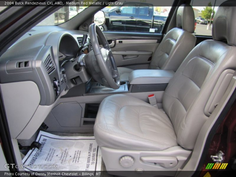 Medium Red Metallic / Light Gray 2004 Buick Rendezvous CXL AWD