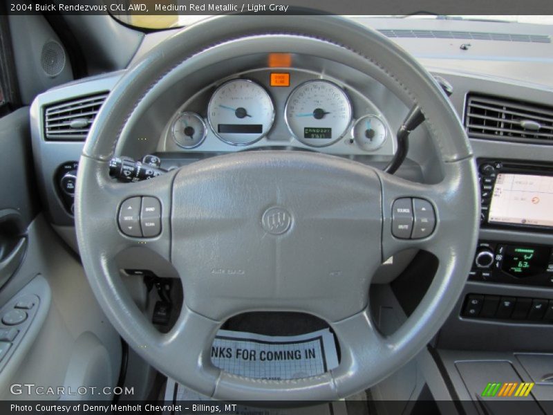 Medium Red Metallic / Light Gray 2004 Buick Rendezvous CXL AWD