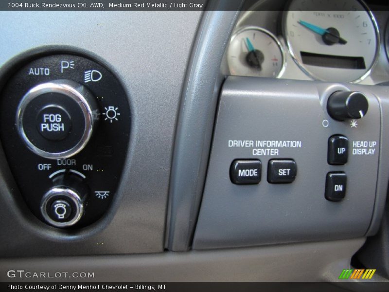 Medium Red Metallic / Light Gray 2004 Buick Rendezvous CXL AWD