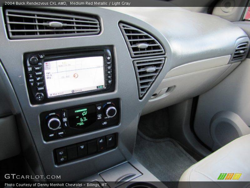 Medium Red Metallic / Light Gray 2004 Buick Rendezvous CXL AWD