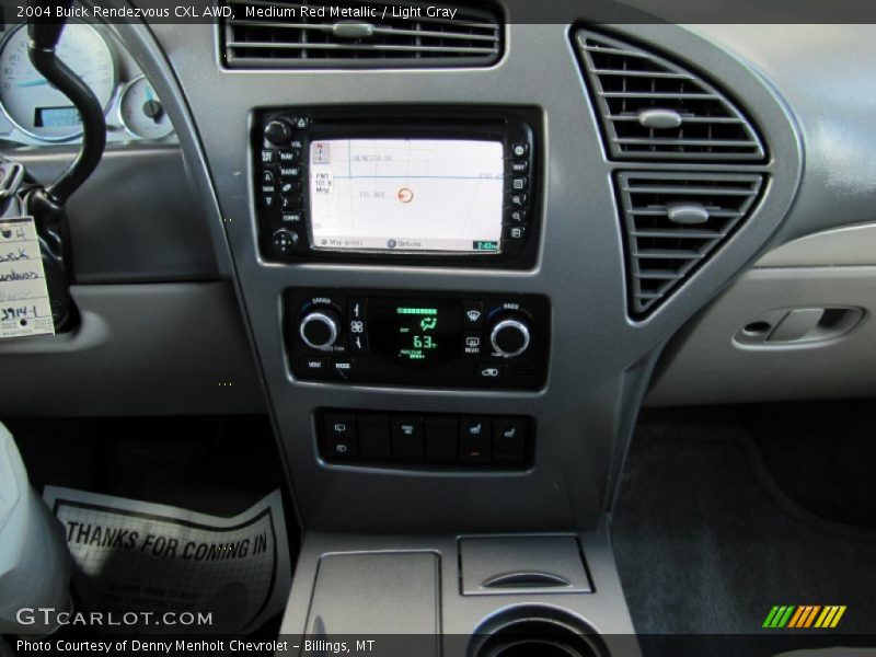 Medium Red Metallic / Light Gray 2004 Buick Rendezvous CXL AWD