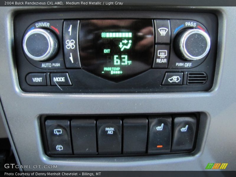 Medium Red Metallic / Light Gray 2004 Buick Rendezvous CXL AWD