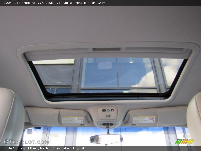 Medium Red Metallic / Light Gray 2004 Buick Rendezvous CXL AWD