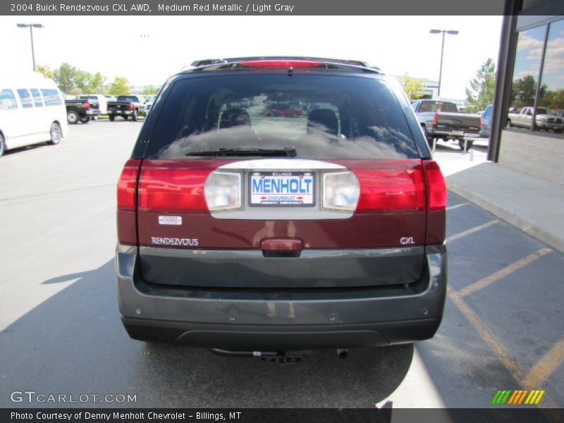Medium Red Metallic / Light Gray 2004 Buick Rendezvous CXL AWD