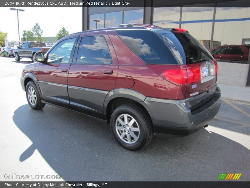 Medium Red Metallic / Light Gray 2004 Buick Rendezvous CXL AWD