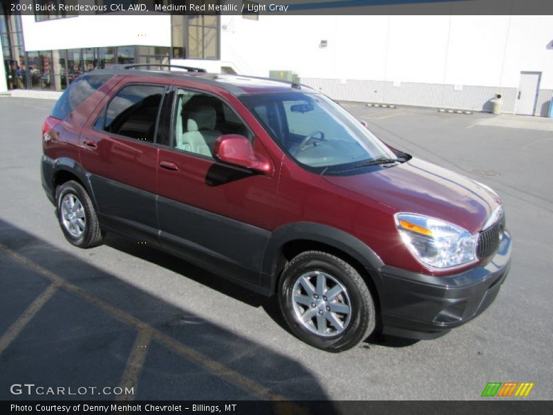Medium Red Metallic / Light Gray 2004 Buick Rendezvous CXL AWD