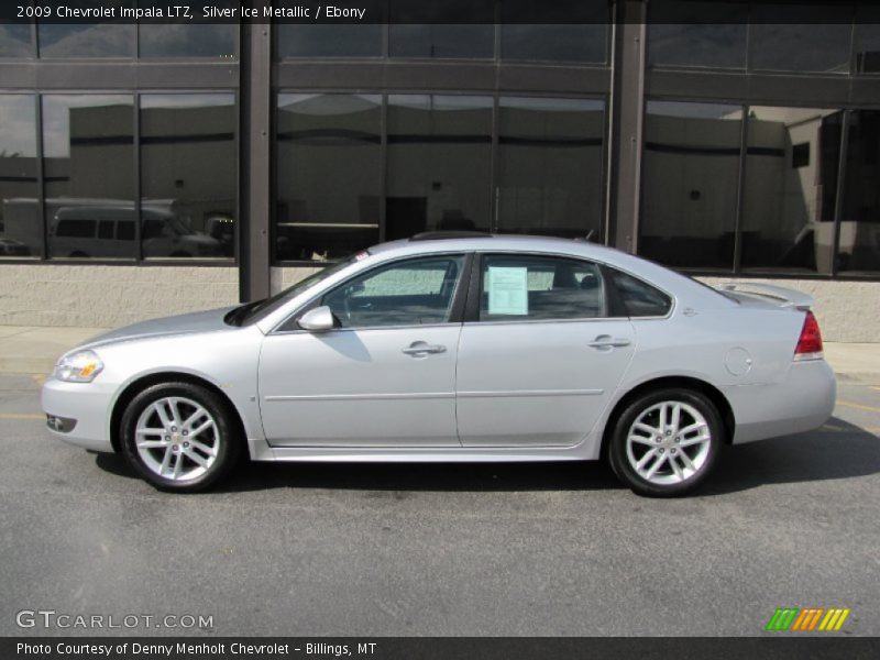 Silver Ice Metallic / Ebony 2009 Chevrolet Impala LTZ