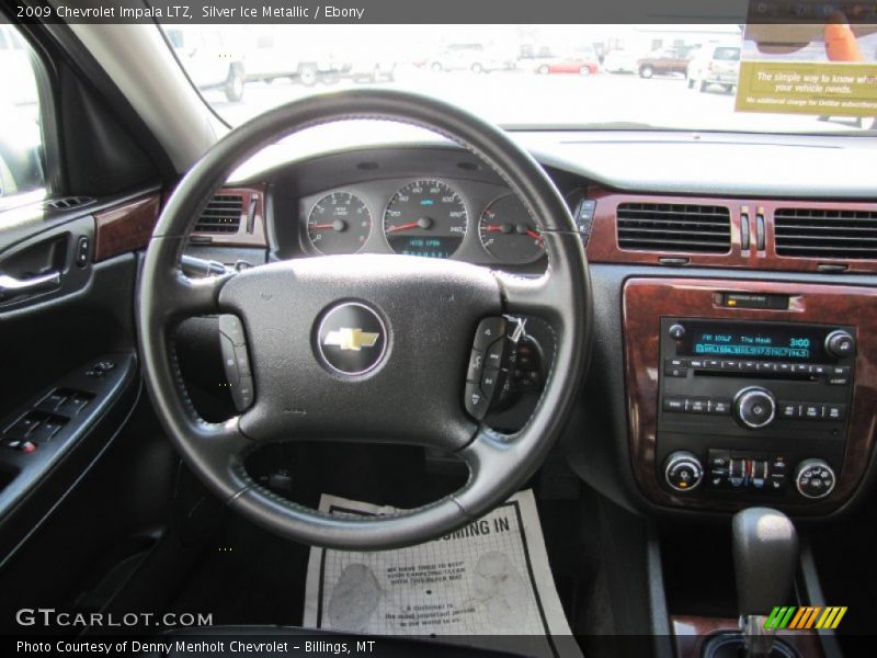 Silver Ice Metallic / Ebony 2009 Chevrolet Impala LTZ