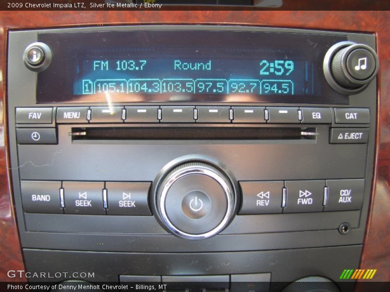 Silver Ice Metallic / Ebony 2009 Chevrolet Impala LTZ